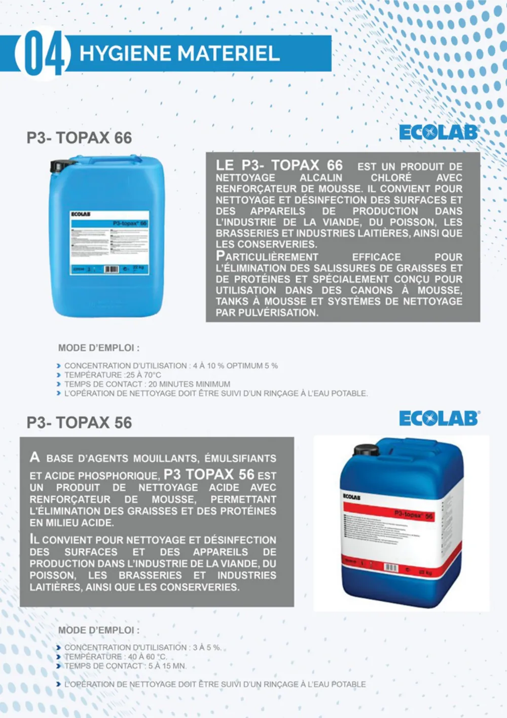 Page 29 du catalogue technique L2S.