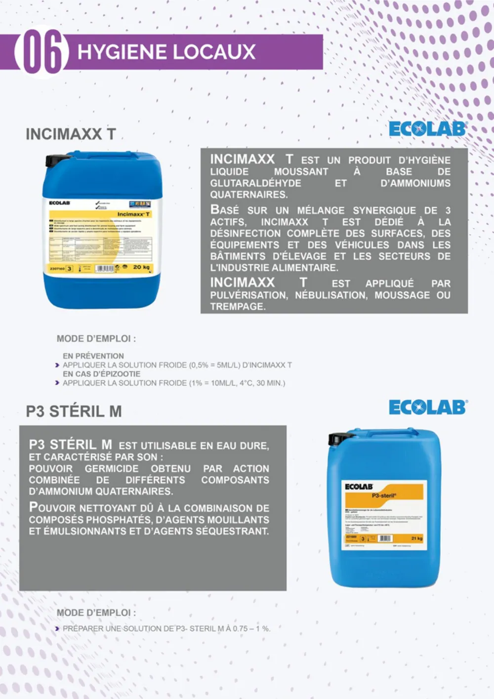 Page 33 du catalogue technique L2S.